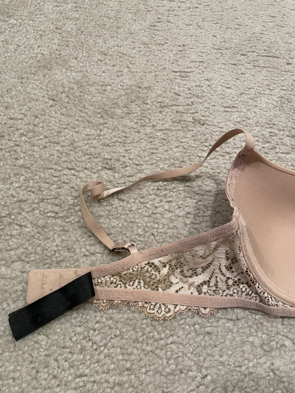 Pre owned Natori Beige Lace Underwire Bra 32D - Picture 5 of 9